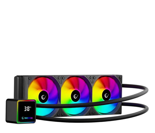 RAMPAGE INFINITEV360 3x120mm INFINITEV360-BLACK - 1486830 - zdjęcie
